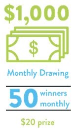 e-poll monthly drawings can make you extra cash!