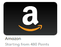 Cashout to an Amazon gift card on MyPoints