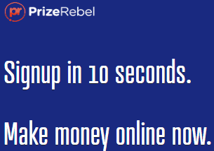 Sign up to PrizeRebel to take quick paid surveys