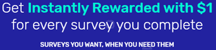 Get Rewards for surveys