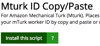 Amazon Mechanical Turk Copy and Paste script