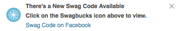 Swag code available