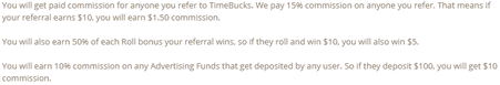 Make money referring people to Timebucks