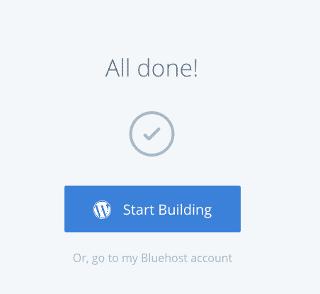 Start building your website or blog on WordPress