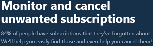 cancel unwanted subscriptions and save money