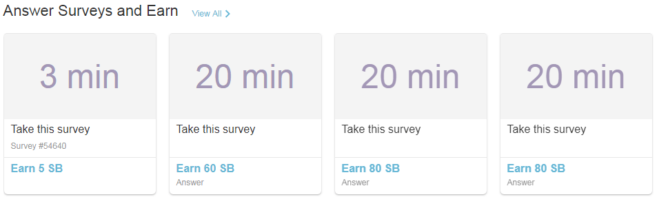Swagbucks surveys