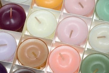 Different types of candles to sell