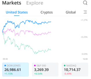 Webull Market Performance