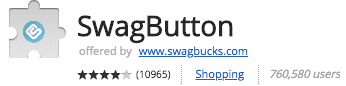 Swagbucks button for your web browser