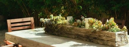 Make wooden plant boxes