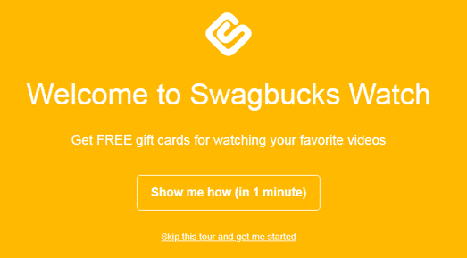 Swagbucks Watch tutorial