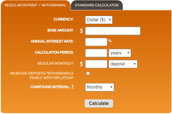 interest rate calculator