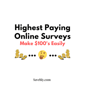 Highest Paying Online Surveys To Make $100's Easily