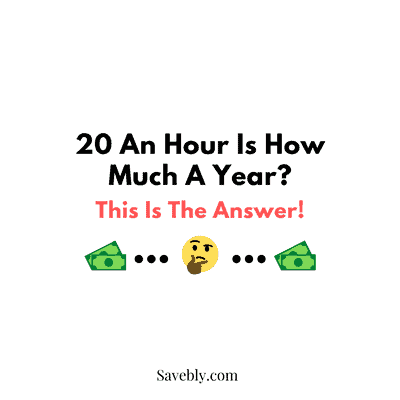 20 An Hour Is How Much A Year Cover