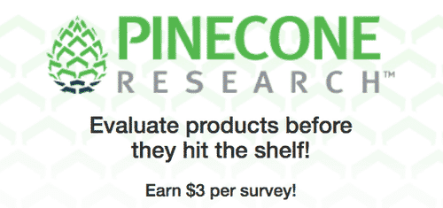 Get paid to evaluate products on Pinecone Research
