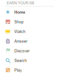 Swagbucks homepage with Swagbucks tasks