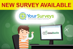 Take surveys on Timebucks