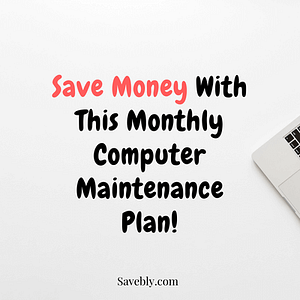 This computer maintenance plan will help you keep your computer running smoothly and save money in the long run! This computer setup plan will help you save money on technology! These save money ideas and save money tips on your computer will help you increase the lifespan of your device. Make sure you clean your computer desk to prevent dust buildup. You will save money by taking care of your computer! #money #computer #technology #cash