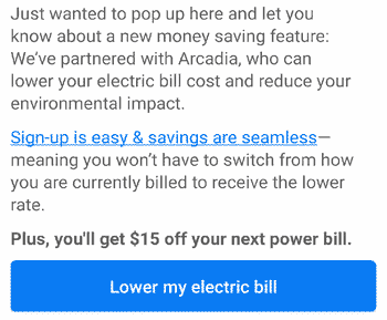 Use Truebill negotiation to save money on your electric bill