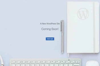 Bluehost coming soon page for your wordpress website or blog