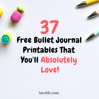 37 Free Bullet Journal Printables That You’ll Absolutely Love