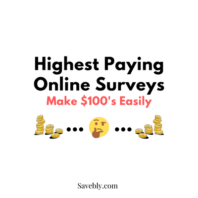 Highest Paying Online Surveys To Make $100’s Easily