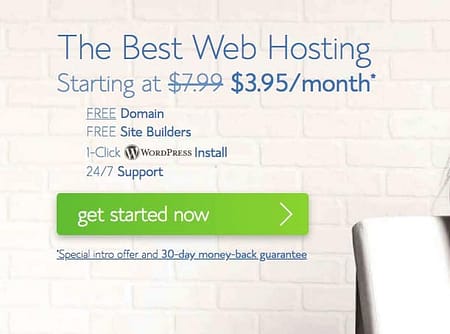 Bluehost price for your website or blog